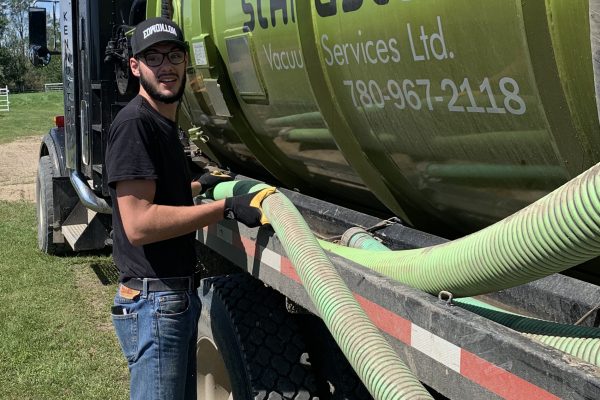 Standstone septic service truck
